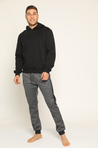 מכנס גבר ארוך סקובה פס שחור