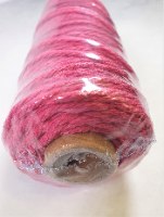 חבל מקרמה 4 מ"מ 250 גרם - פוקסיה