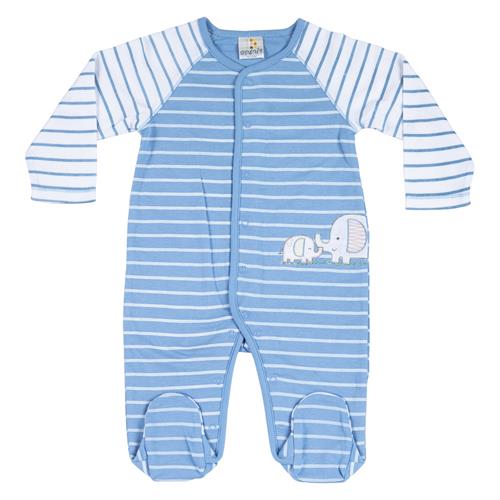 אוברול טריקו ארוך פילונים כחול