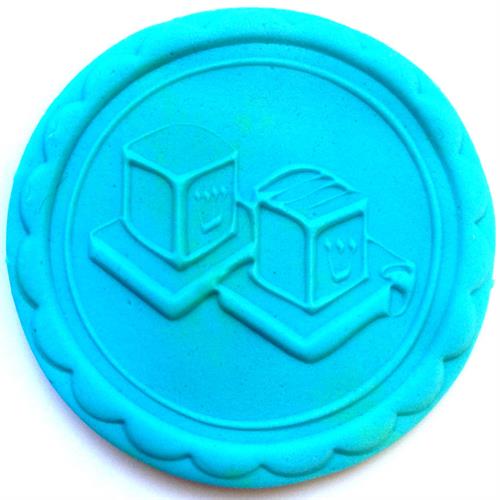 חותמת תפילין- מסגרת מסולסלת- לבצק סוכר