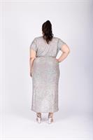 שמלת לורנה פייטים אולטרה סגול