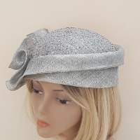 כובע מעוצב לנשים / אפור אלגנטי
