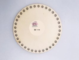 תחתית עץ לסלסלה. תחתיות לסלסלה, תחתית עץ עגולה לסלסלה סרוגה ,בסיס עץ לסלסלה סרוגה , תחתית עגולה לסל כביסה סרוג,