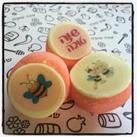 דף טרנספר - תודה - ללוח בצורת עיגולים - ליצירה