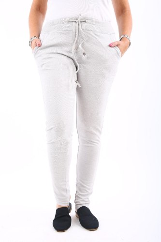 מכנס נשים שינה אפור בהיר