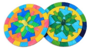 סביבוני עץ לצביעה - סביבון (10 יח')