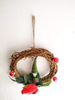 מובייל זר גמד עם ורד