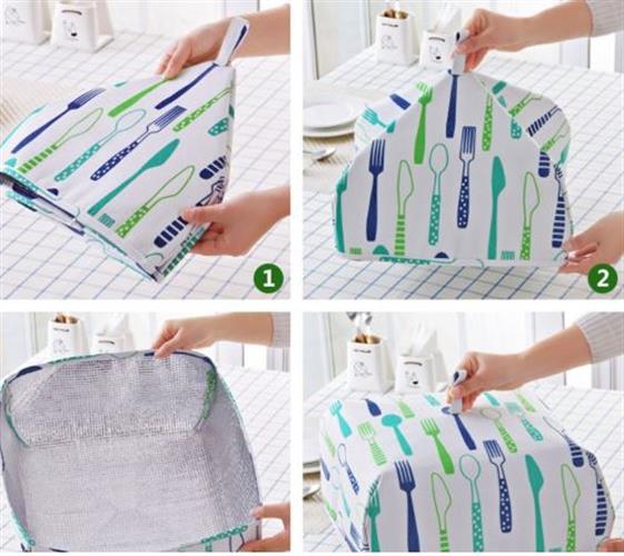 כיסוי מתקפל לאוכל לשמירה על החום והטריות