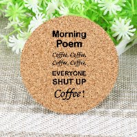 6 תחתיות עגולות שונות על קפה