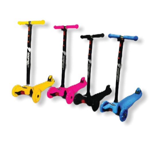 קורקינט 3 גלגלים וייפר במגוון צבעים