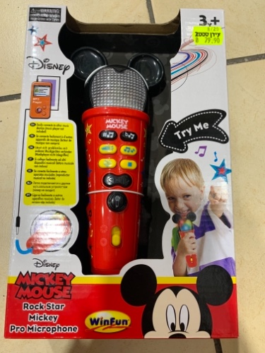 מיקרופון מיקי מאוס