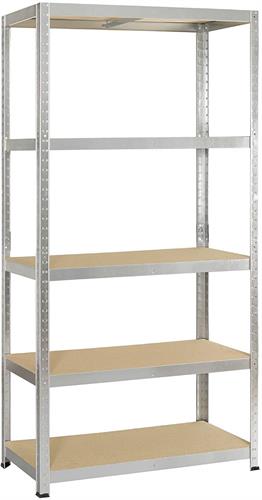 כוננית מדפים מתכת 180X90X40 ECO