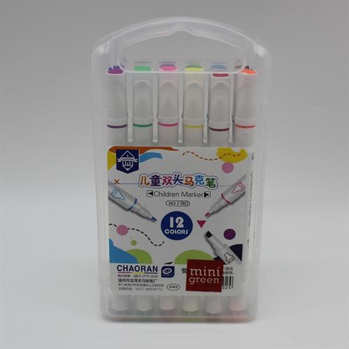 אריזת 12 טושים צבעוניים