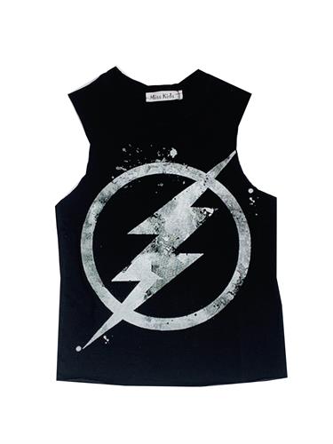 גופיה LIGHTNING שחורה