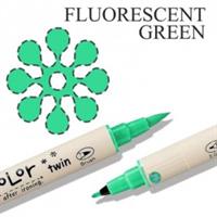 טוש בד זיג דו"צ - ירוק זוהר 004