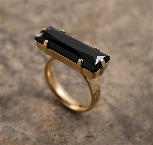 טבעת DANON - אובלונג שחור