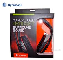 אוזניות מחשב, גיימר עם כניסת USB כולל כרטיס קול מבית Dynamode