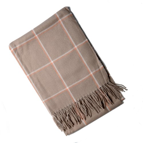 צעיף משובץ צבעוני