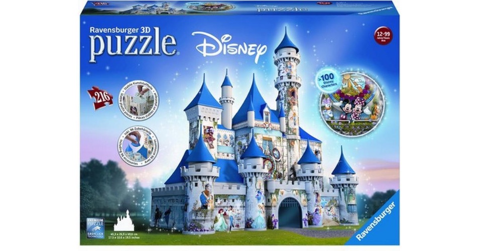 Ravensburger- פאזל תלת מימד טירת דיסני