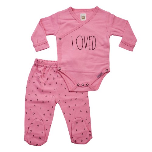 חליפת חזייה LOVED ורוד