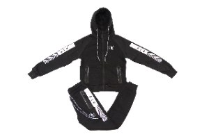 חליפת פוטר כותנה הדפס SB בנים