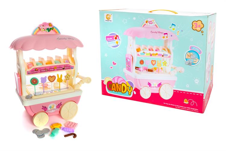 עגלת גלידה עם אורות וצלילים