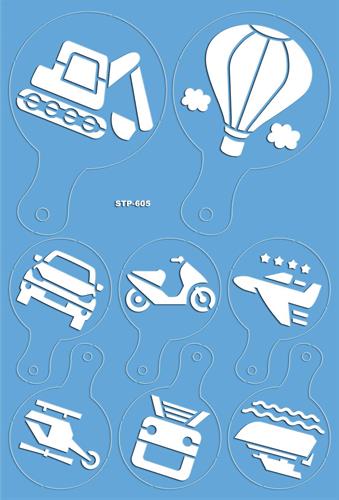 שבלונות מטקה לציורי ילדים - תחבורה