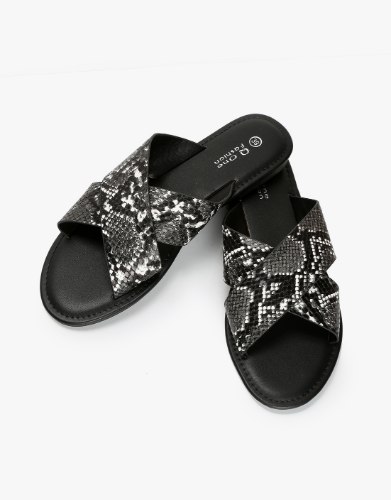 כפכף שחור נחש איקס 36-41