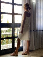 חצאית SLIM - לבנה