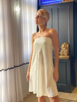 חצאית SLIM - לבנה