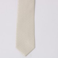 עניבה חתנים קרם לורקס דגם זיגזג