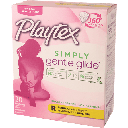 Playtex טמפונים עם מוליך רגולר 18 יחידות