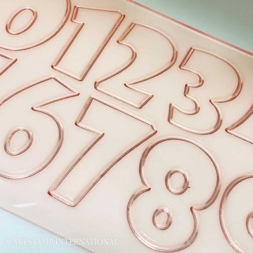 סט מספרים קומיקס | תבנית מספרים גובה 7 ס"מ או 4 ס"מ לקישוט עוגות | מספרים קומיקס | חדש מאתי דבש