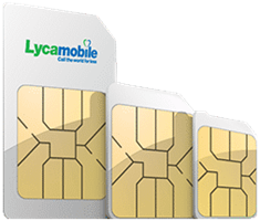 כרטיס סים לארצות הברית Lycamobile  ל-30 יום 7 גיגה רשת T-mobile