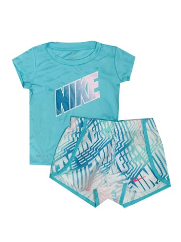 חליפת שורט NIKE DRY FIT טורקיז 1-7