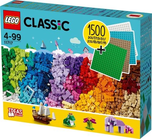 לגו  11717 קלסיק 1500 חלקים ומשטחים