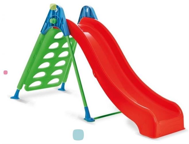 מגלשה לגינה- מגלשה+קיר טיפוס