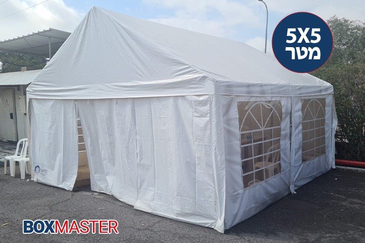 אוהל אירועים למכירה Premium נגד מים בגודל 5X5 מטר ARPO