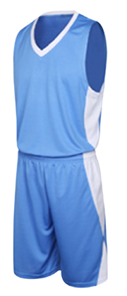 תלבושת כדורסל בעיצוב אישי Blue דגם #6013