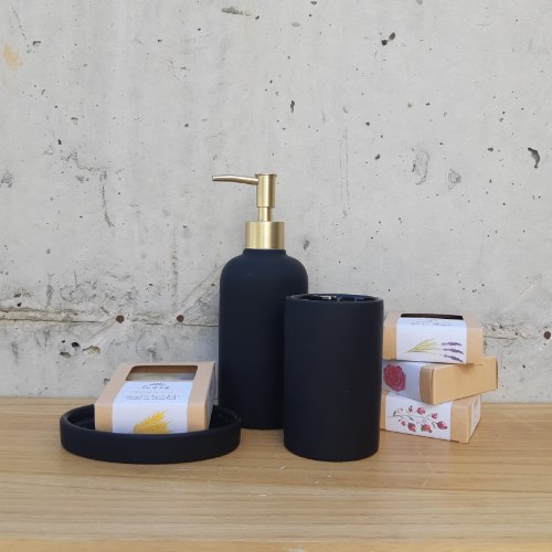 סט אמבטיה ארנסטו בלק