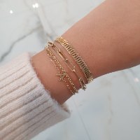 צמיד חוליות מיוחד ויפהפייה לאישה