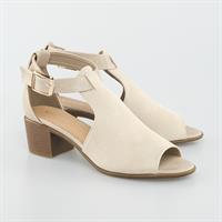 סנדלי עקב לנשים - בייג׳ין