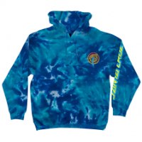 SANTA CRUZ Roskopp Dot PO Hooded Midweight Sweatshirt Multi Blue Mens