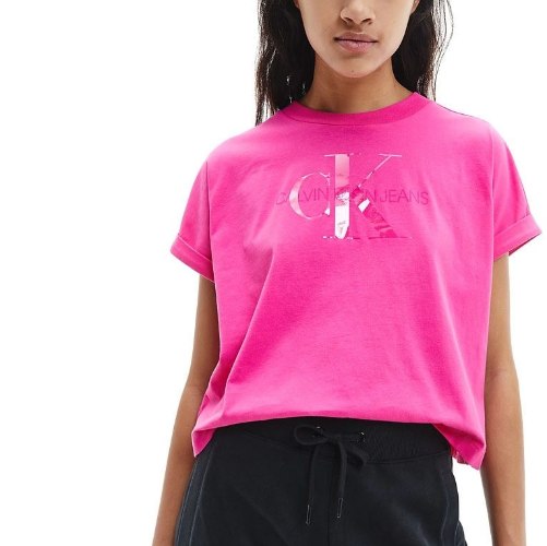 נשים | CALVIN KLEIN DONNA T SHIRT PINK