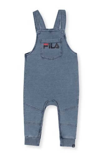 אוברול ג'ינס FILA יוניסקס לוגו כחול 1-2