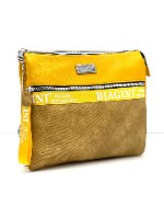 תיק צד קטן ליאת שחור מט+ לק בחלק העליון