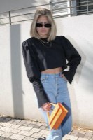 חולצת פרקל שחור