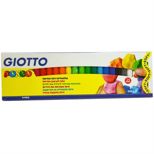 פלסטלינה ג'יאוטו 24 גוונים 500 גר'