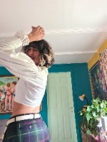 חולצת קרופ כותנה לבנה מידה S/M