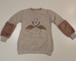 טוניקה בנות שילוב פרווה בז'